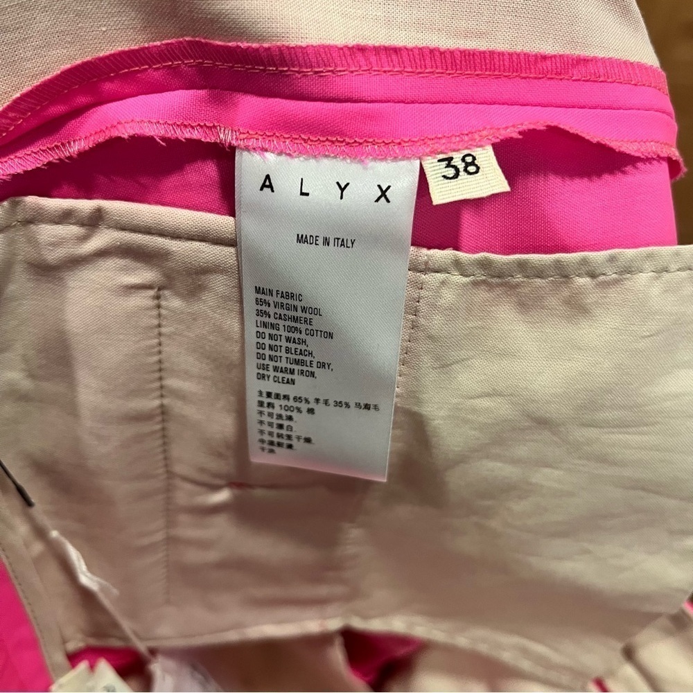 ALYX | Vibrant pink trousers | size 38 (2 or 4 US) | Made in Italy | Women’s - Picture 8 of 12